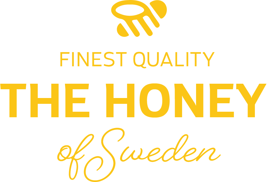 the honey of sweden logo centered